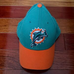 Miami Dolphins Teal and Orange Cap with Logo